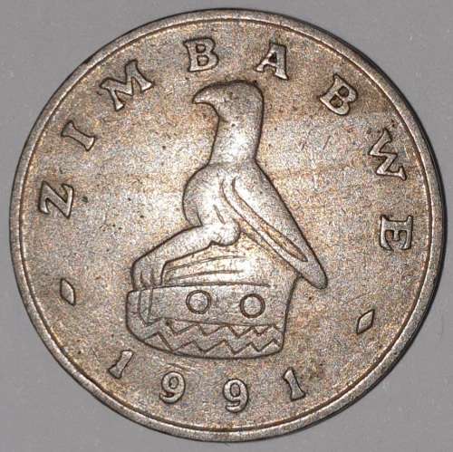 1991 - 10 CENT COIN - ZIMBABWE - (Copper-Nickel)